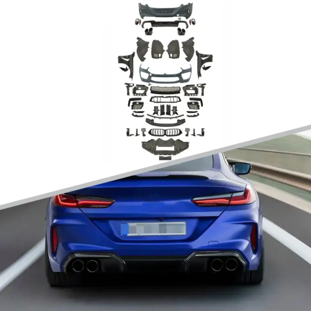 DiffuserBMW 8 Series G14 M8 Style upgraded M8 bodykit
