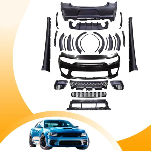 Dodge Charger 2015-2022 Front Rear Bumper Wide Fender Flares Car Body Kit