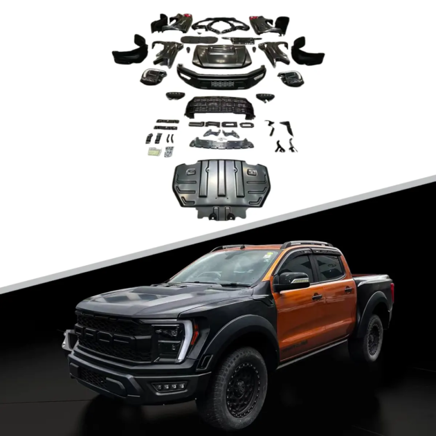 Ford Ranger 2012-2021 upgrade Body kits Car upgraded Pickup truck Bodykit