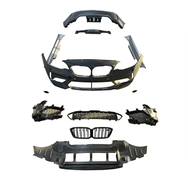 BMW F22 F23 M2C Style Car Front Rear Bumper Front Lip Rear Diffuser Side Skirt Vents Spoiler Body Kit - Image 2