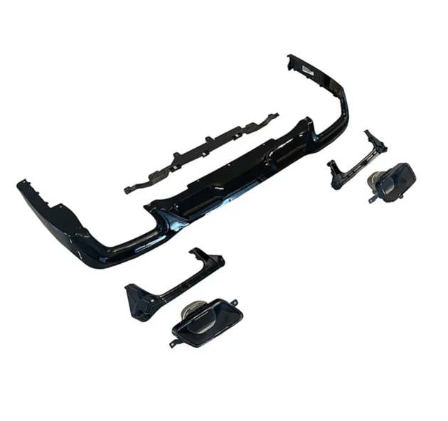 BMW F44 M-Tech M235i Style Car Rear Bumper Diffuser With Tips - Image 3