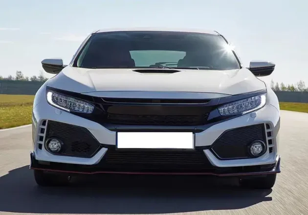 HONDA CIVIC 2016-2022 Type-R Car Front Rear Bumper Lip Side Skirt Body Kit - Image 5