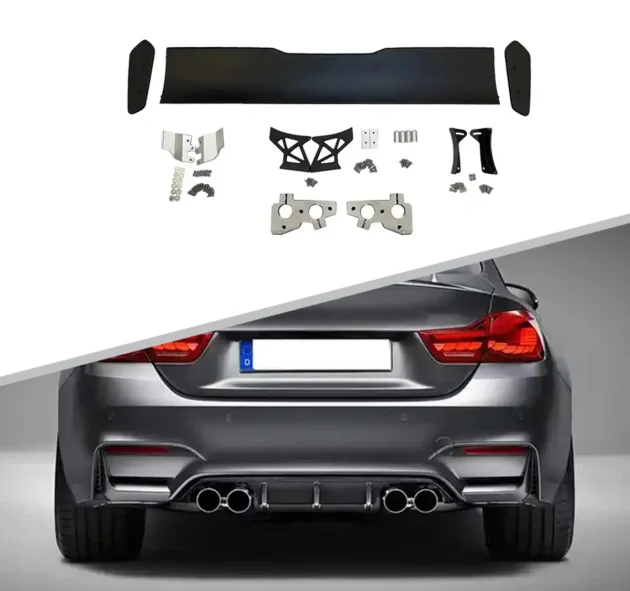 BMW F80 F82 GTS Style Car Stainless Steel Bumper Body Parts High Wing Spoiler