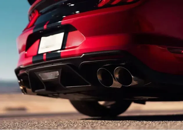 Ford Mustang 2018-2022 GT500 Style Car Rear Bumper Exhaust Tips - Image 6