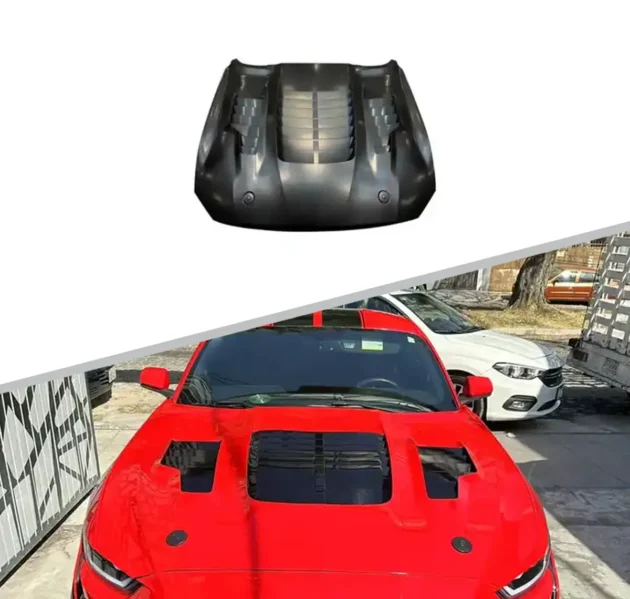 Ford Mustang 2018-2022 car hood GT500 KR Style Aluminum Hood Car Parts
