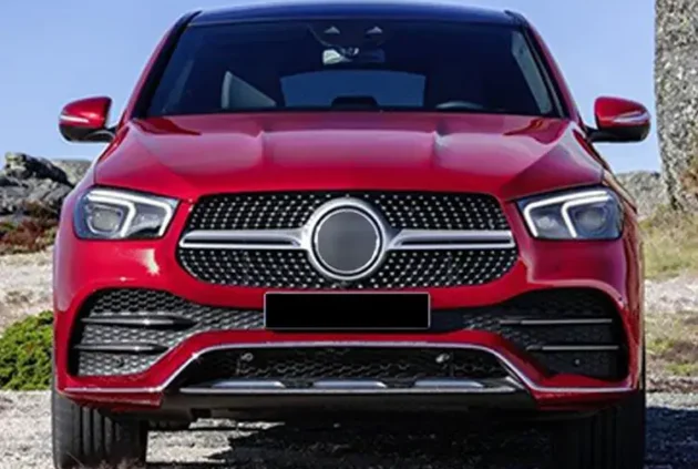 BENZ AMG W167 Silver Color Car Front Bumper Lip Grille - Image 6