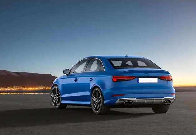 AUDI A3 Sedan 2013-2020 Normal S3 Style Car Rear Bumper Exhaust Body Accessories - Image 4