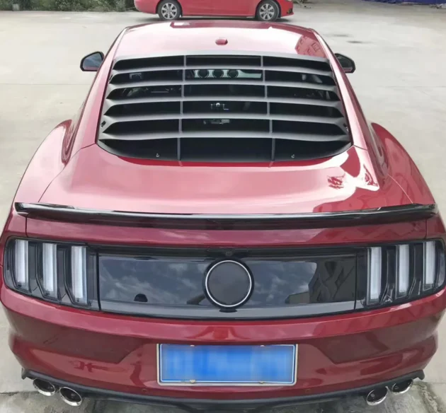 Mustang 2015-2022 PFT Style Car Bumper Rear Window Louver - Image 3
