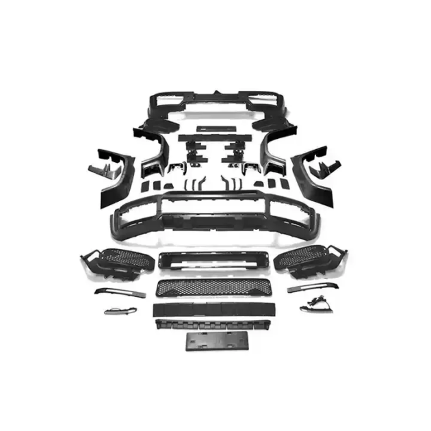 BENZ W463 2019-2022 Front Lip Rear Diffuser Side Skirt Vents Spoiler Body Kit - Image 2