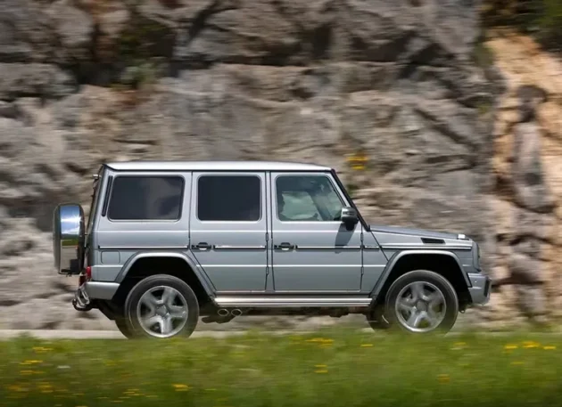 BENZ W463 1990-2022 Rear Bumper G65 Style Stainless Steel Silver Exhaust - Image 4