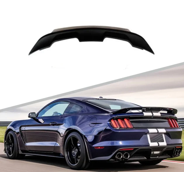 Ford Mustang 2015-2022 GT500 A style Car Parts Spoiler With Wicke