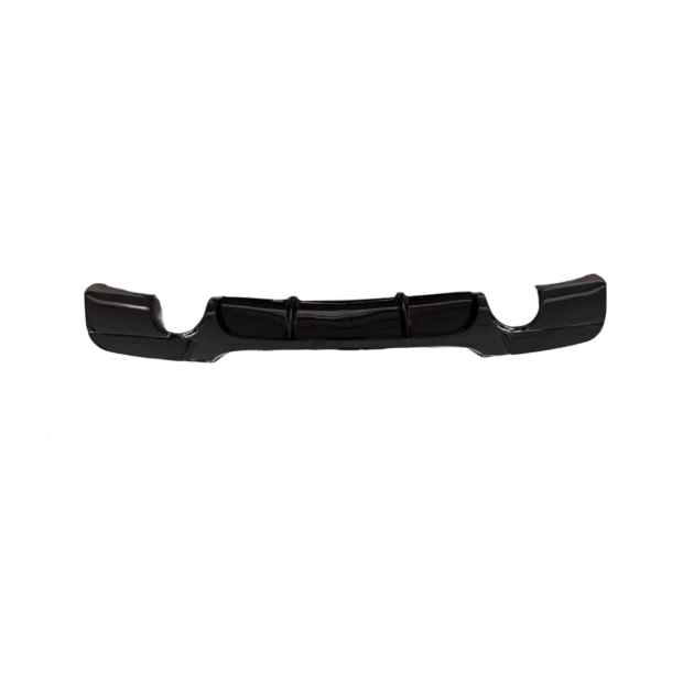 BMW E90 M-Tech Bumper Rear Diffuser Gloss Black Rear Diffuser Bilateral single out