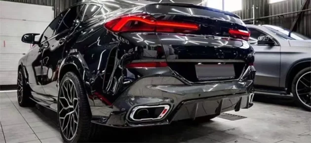 BMW X6 G06 Black Knight Style ABS Carbon Look Aero Kit - Image 5