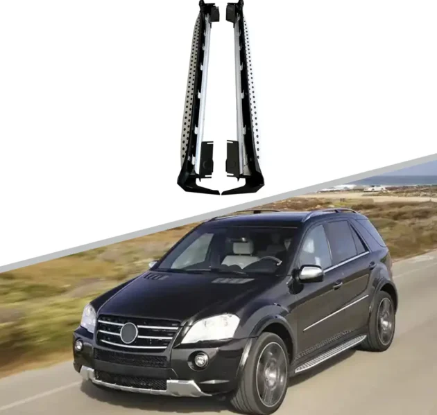 BENZ ML 2007-2011 Car Bumper Pedal Footboard Side Skirt Auto Accessories