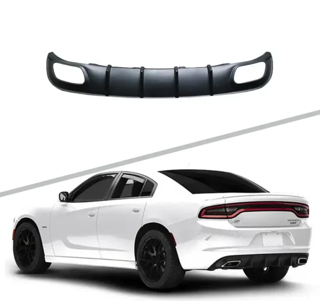 Dodge Charger 2015-2022 Rock Style PP Rear Diffuser Lip Bumper