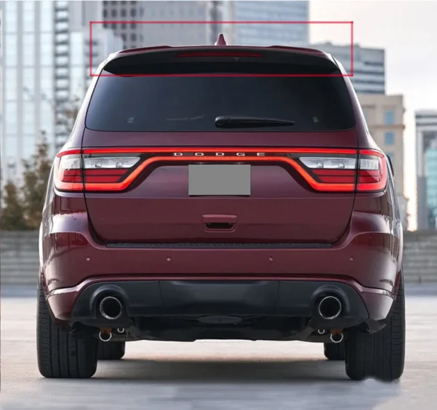 Dodge Durango 2012-2020 SRT Style Customized Roof Lip Car Body Kit Rear Bumper Wing Spoiler - Image 5