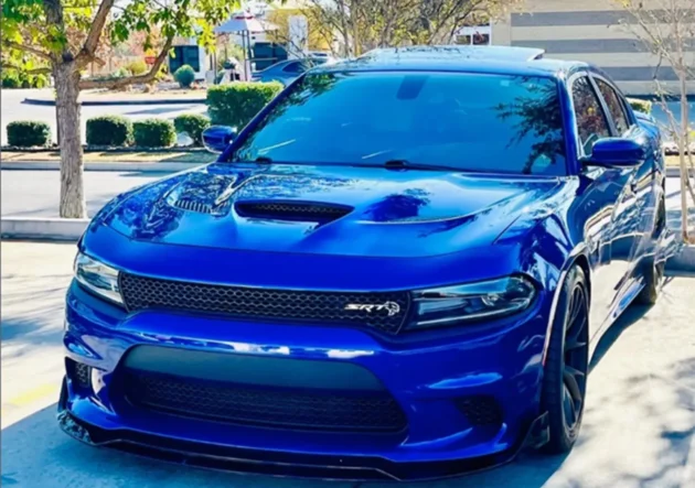 Dodge Charger 2015+ Rock Style Black Front Lip SRT Bumper - Image 4