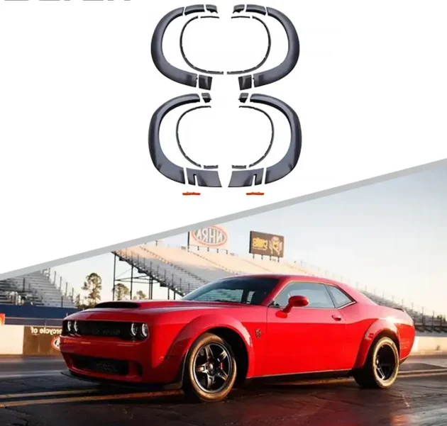 Dodge Challenger Hellcat Fender Flares Front Bumper