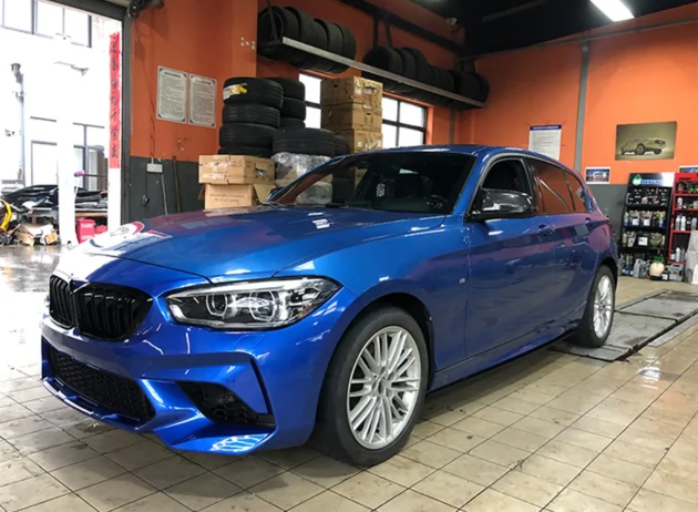 BMW F20 LCI Body Kit Front Bumper Lip Rear Diffuser Bumper Side Skirt Spoiler - Image 4