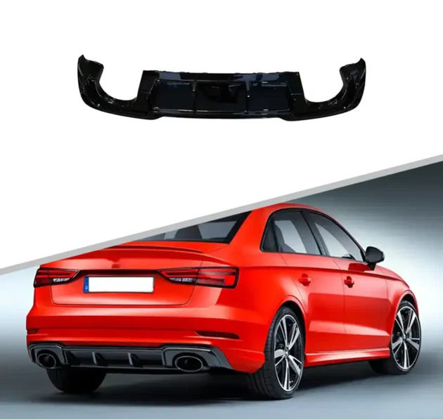 AUDI A3 Sedan 2017-2020 Bumper Rear Diffuser Accessories