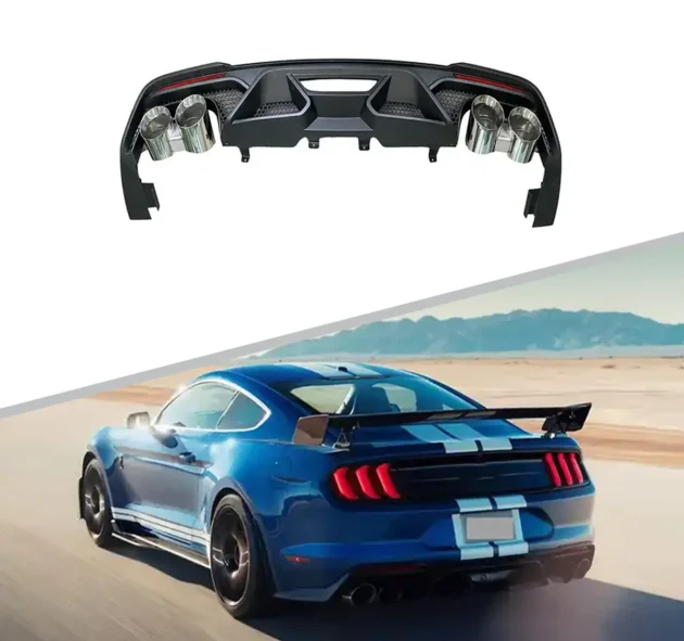 Mustang 2018-2022 GT500 Style Rear Diffuser Lip