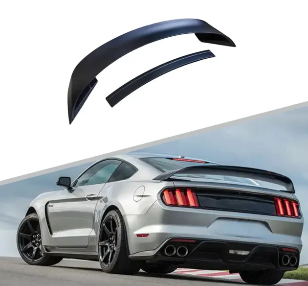 Mustang 2015-2021 GT350 R Style Car Bumper Gloss Black Rear Wing Spoiler