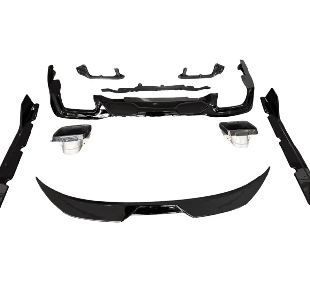 BMW F44 Front Rear Bumper M-Performance Style Front Lip Side Skirt Body Kit - Image 3