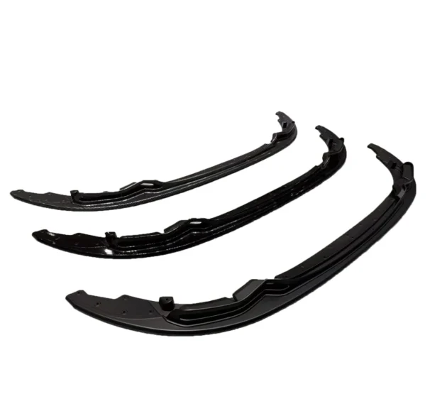 BMW E92 M-Tech Front Lip Gloss Black Accessories - Image 3