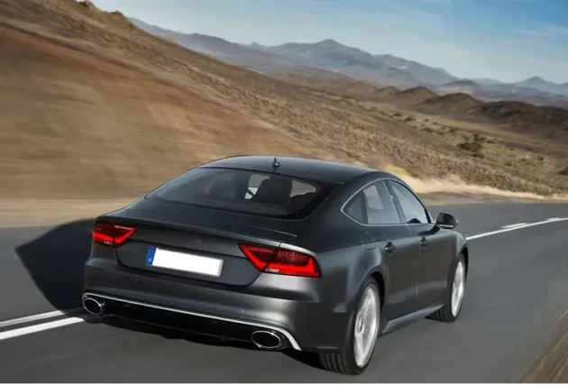 AUDI A7 2016-2018 Bumper Body Parts Rear Diffuser With Tail Pipe - Image 3