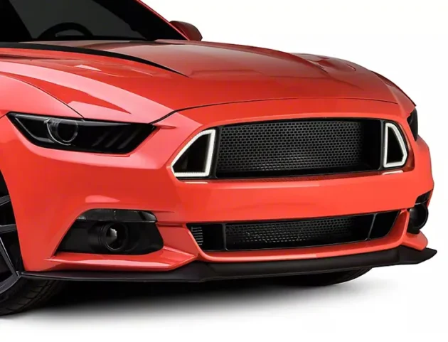 Mustang 2015-2017 Bumper Front Grille With LED Light - Image 3