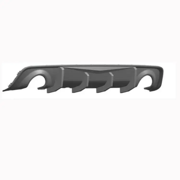 Dodge Charger Widebody Bumper 2015+ Competition Style PP Rear Diffuser Bumper