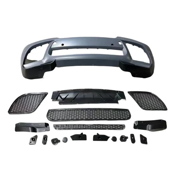 BMW X6 E71 upgrade X6M front bumper rear lip front grille spoiler Tail pipes body kits Car parts Mp Body kit - Image 2