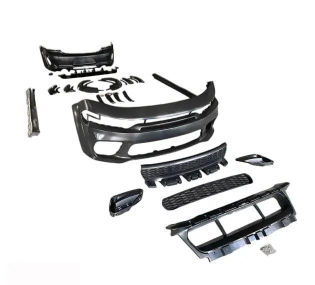 Dodge Charger 2015-2022 Front Rear Bumper Wide Fender Flares Car Body Kit - Image 2