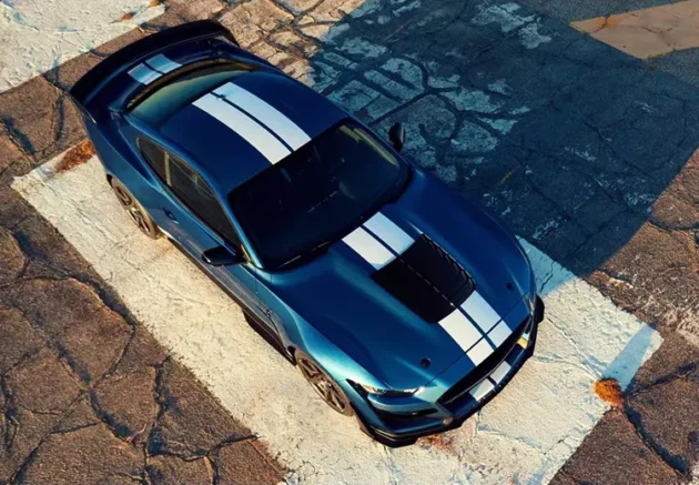 Mustang 2018-2022 GT500 Style Sheet metal stamping Hood engine cover Aluminum Hood - Image 5