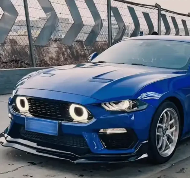 Ford Mustang 2018-2022 Car Auto Parts Mach1 Style Front Bumper Grille Lip - Image 6