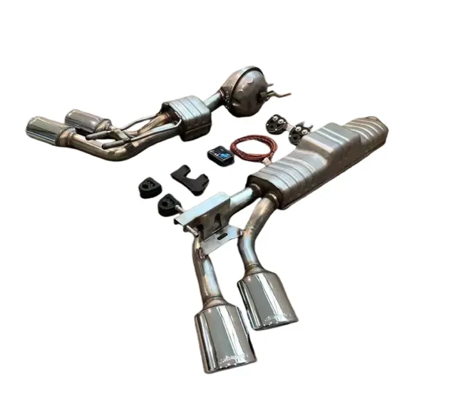 BENZ W463 G350D G400D 2019-2022 Rear Bumper Stainless Steel Actice Sound Exhaust System - Image 3