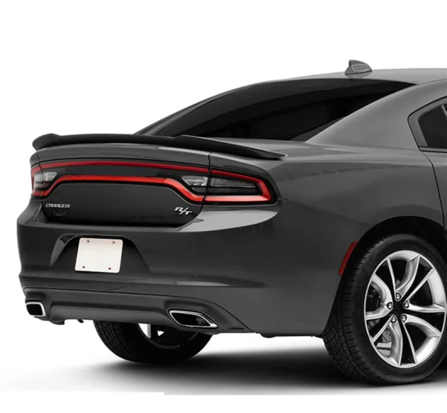 Dodge Charger SRT 2015-2022 SRT ROCK Style Black Rear Wing Spoiler - Image 6