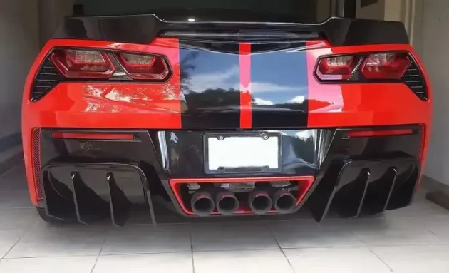 Corvette C7 2014-2019 Rear Diffuser Lip - Image 6