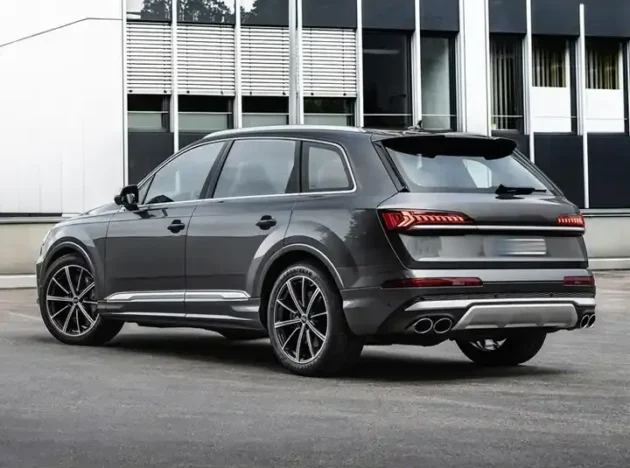 Audi Q7 2020+ 2020+ Rear Diffuser With TIps - Image 4
