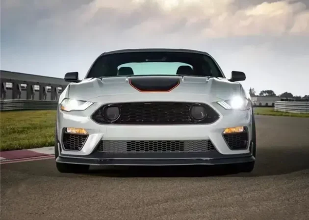 Ford Mustang 2018-2022 Mach1 Style Car Front Bumper Front Lip Rear Diffuser Side Skirt Vents Spoiler Body Kit - Image 6