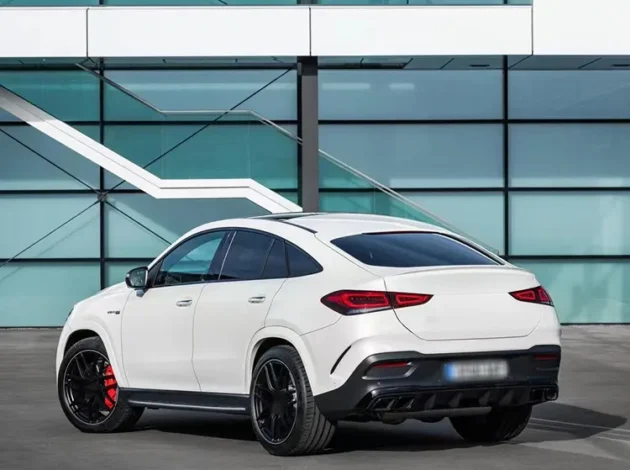 BENZ C167 GLE Coupe 2020-2022 Rear Diffuser WIth Silver Black Tips - Image 6