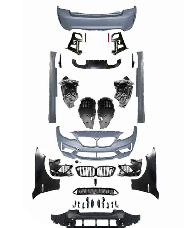 BMW F22 F23 Bumper Front Lip Rear Diffuser Side Skirt Vents Spoiler Wide Body Kit