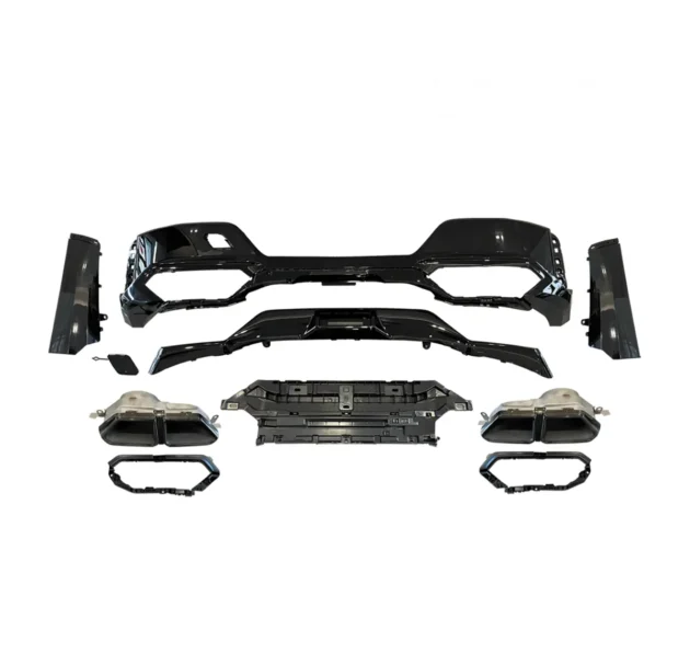 2023 BMW 7 Series Sport upgraded M760 tail pipe Body Parts M-Tech BMW 7 Series Body kit Facelift - Image 2