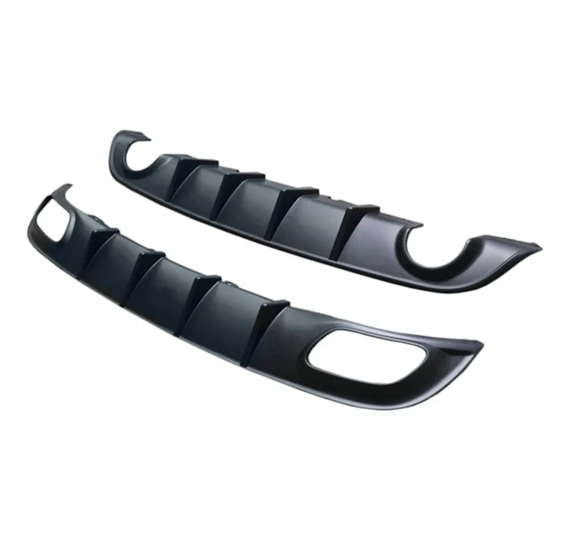 Dodge Charger 2015-2022 Rock Style PP Rear Diffuser Lip Bumper Normal Bumper - Image 2