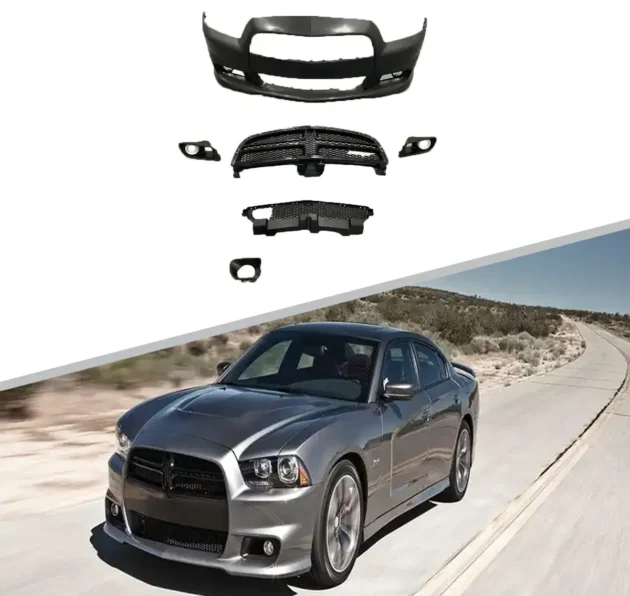 Dodge Charger 2008-2014 SRT Style Front Bumper Front Lip