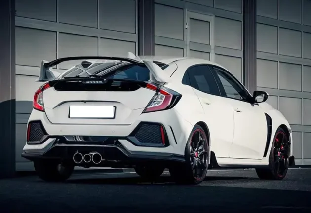 HONDA CIVIC 2016-2022 Type-R Car Front Rear Bumper Lip Side Skirt Body Kit - Image 4