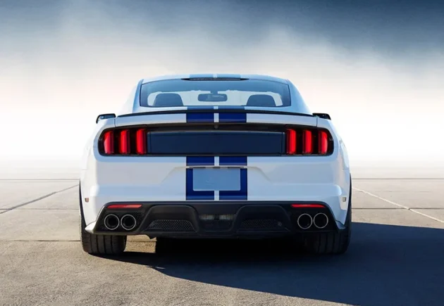 Mustang 2015-2017 GT350 Style Car Bumper Rear Diffuser Lip With Tail Tips Pipe - Image 6
