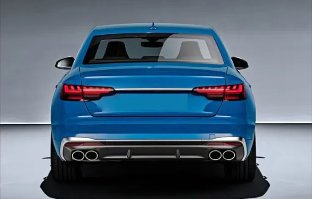 AUDI A4 2020-2022 Bumper Rear Diffuser Body Accessories - Image 3