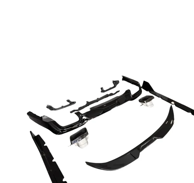 BMW F44 Front Rear Bumper M-Performance Style Front Lip Side Skirt Body Kit - Image 4