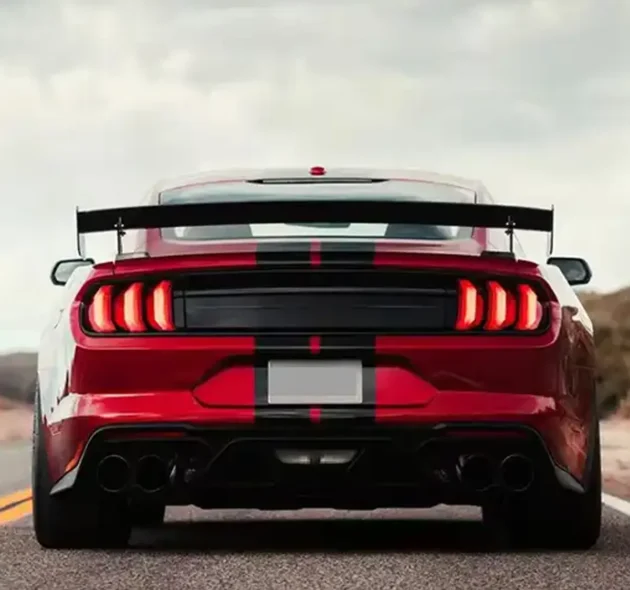 Mustang 2018-2022 GT500 Style Rear Diffuser Lip - Image 4